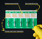 Діамантовий бір EX-31C. Подовжений грушоподібний (ISO 239/015), зелений, Mani.Оригінал., фото 3
