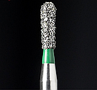 Діамантовий бір EX-31C. Подовжений грушоподібний (ISO 239/015), зелений, Mani.Оригінал., фото 2