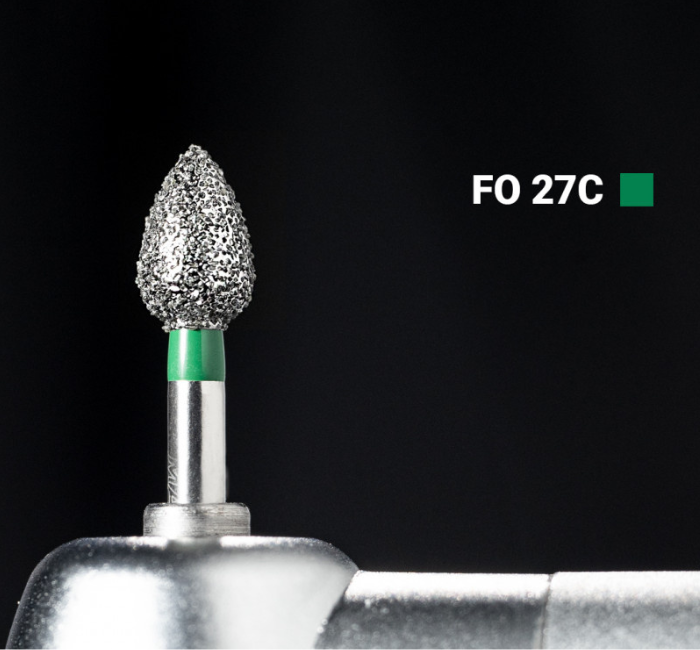 Діамантовий бір FO-27С. "Сливка" (ISO 257/033), зелений, Mani.Оригінал., фото 1