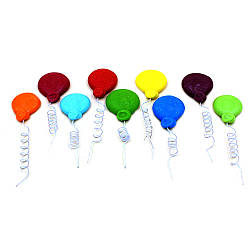 Цукрова прикраса для торта Різнокольорові повітряні кульки