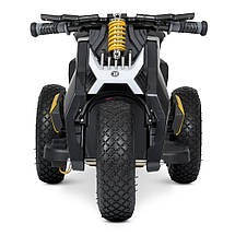 Дитячий електромобіль Мотоцикл Bambi M 4827AL-6 із звуковими світловими ефектами одномісний Жовтий, фото 5