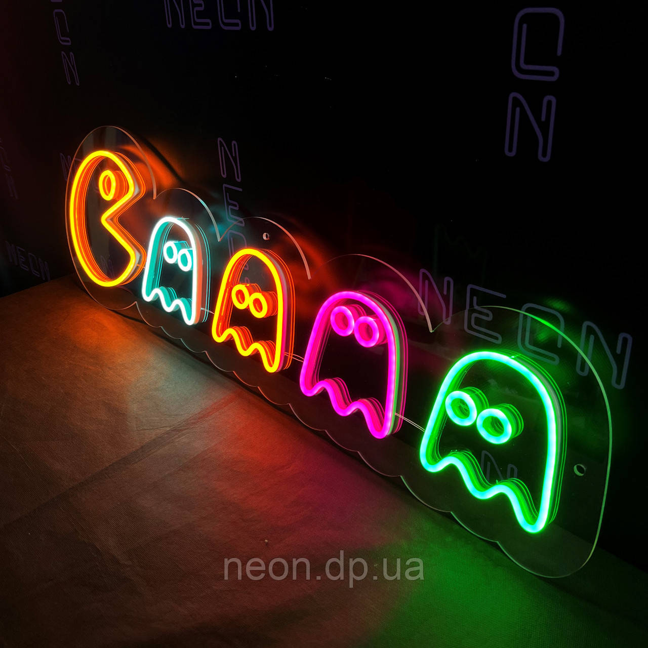 Неонова вивіска "Pac Man". LED-вивіска