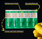 Діамантовий бір SF-24C. Фісурний з плоским кінцем (ISO 110/012), зелений, Mani. Оригінал., фото 3