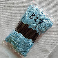 Бавовняні Нитки муліне блакитний