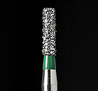 Діамантовий бір SF-41C. Фісурний з плоским кінцем (ISO 109/011), зелений, Mani.Оригінал., фото 2