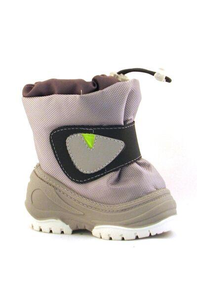 Дитячі чоботи для хлопчика з гумовою калошею зима Rico Alisa Line сірий розміри 20-25