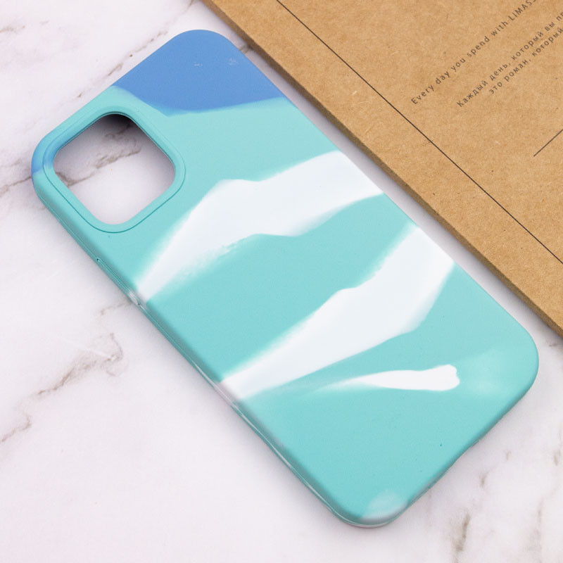 Уценка Чехол Silicone case full Aquarelle для Apple iPhone 12 Pro Max (6.7") - фото 4 - id-p1666927149