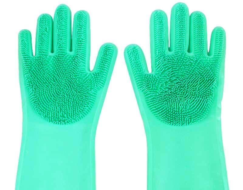 Рукавички силіконові для миття посуду Better Glove 007262 Краща ціна