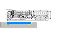 Ваги автомобільні для зважування камазу з причепом