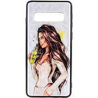 TPU+PC чехол Prisma Ladies для Samsung Galaxy S10 TPU+PC, Yellow