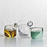 Ємність з дозатором для оливкового масла кришталева 225 мл Nude glass, фото 3