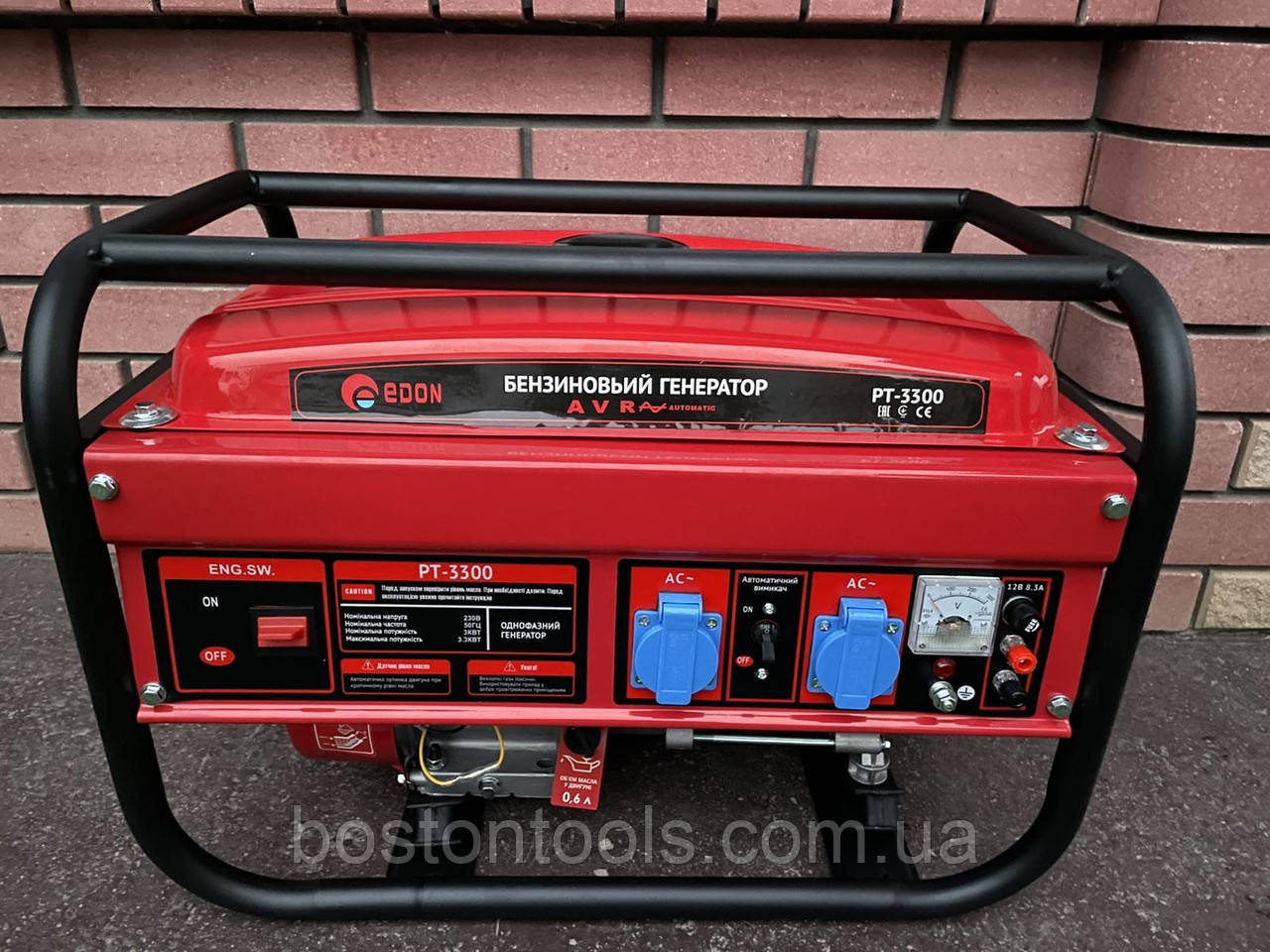 Бензиновий генератор EDON ED PT-3300, потужність 3.3 кВт
