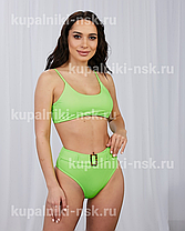 Купальник раздельный с двумя плавками Samegame 9656 Иванна фиалка (В НАЛИЧИИ ТОЛЬКО 44 46 48 50 52 УКР р-ры), фото 3