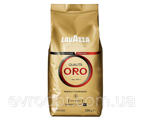Кава в зернах Lavazza Qualita Oro 0,5 кг, фото 1