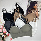 Жіночі бавовняні топи з портупеєю #720 (В), фото 4