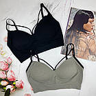 Жіночі бавовняні топи з портупеєю #720 (В), фото 3