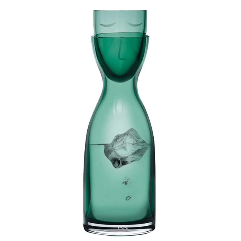 Графин для води зі склянкою Mr & Mrs 700 мл Nude Glass, фото 1