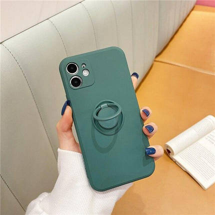 Чохол Gelius Ring Holder Case для Samsung A035 (A03) Dark Green, фото 1
