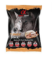 Беззерновые лакомства для собак Alpha Spirit DOG Snacks Turkey с индейкой, кубики 50г