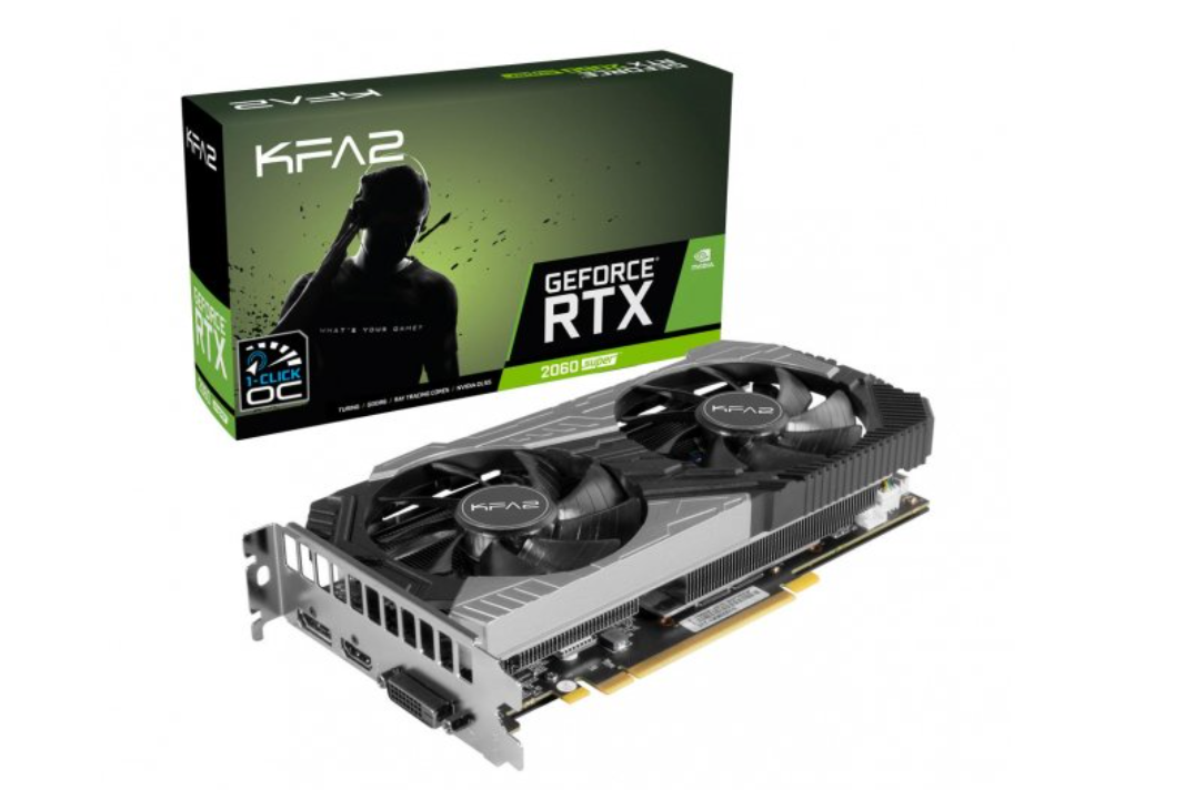Відеокарта KFA2 GeForce RTX 2060 Super 1-Click OC V2 8 ГБ
