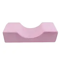 Подушка для наращивания ресниц с эффектом памяти (нежно розовая )