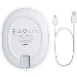 Бездротовий зарядний пристрій Baseus Jelly (WXGD-02) White 15W