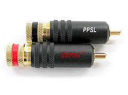 Роз'єм Supra PPSL RCA Plug Pair