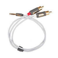 Кабель Mini-Jack - 2RCA Supra MP-Cabel Mini Plug-2RCA 0.5м