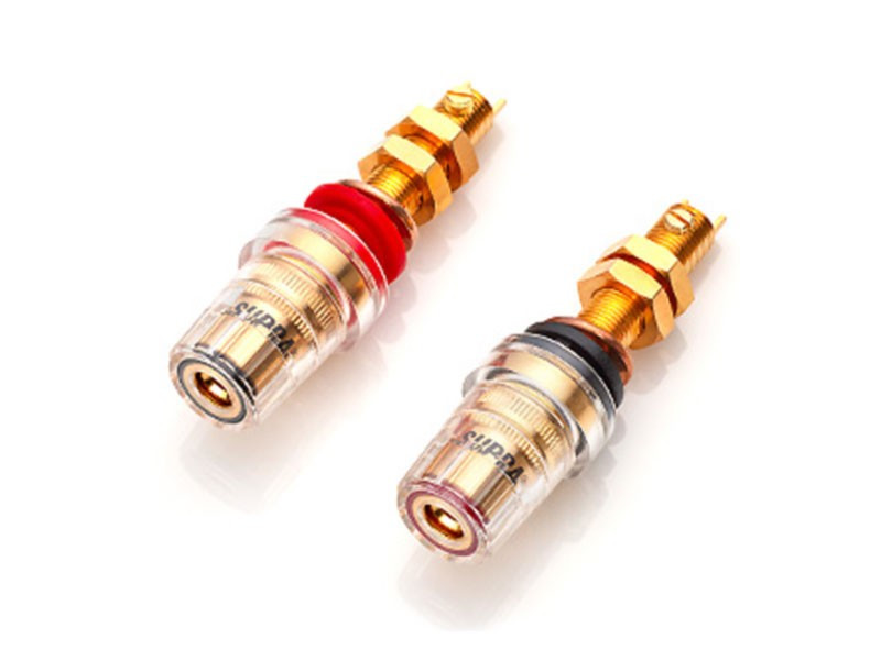 Акустичні роз'єми Supra Boxcon Red/Blk Pair, фото 1