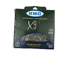 Ланцюг KMC X9.73 1/2 * 11/128 * 116L, 9 швидкостей