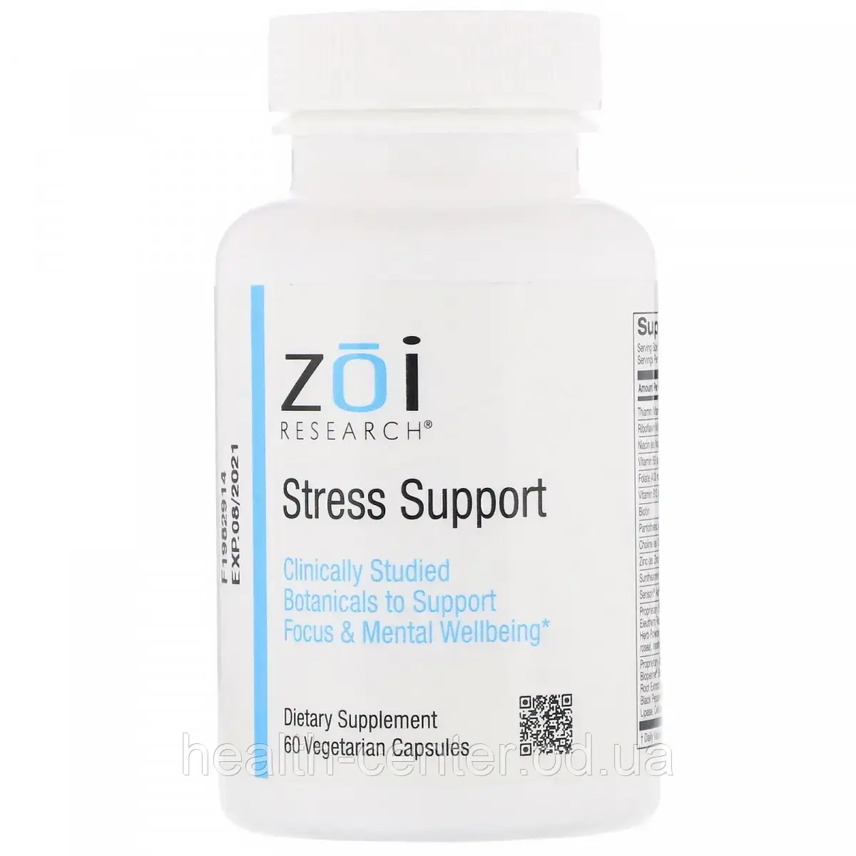 Антистресовий засіб Stress Support 60 капс ZOI Research США