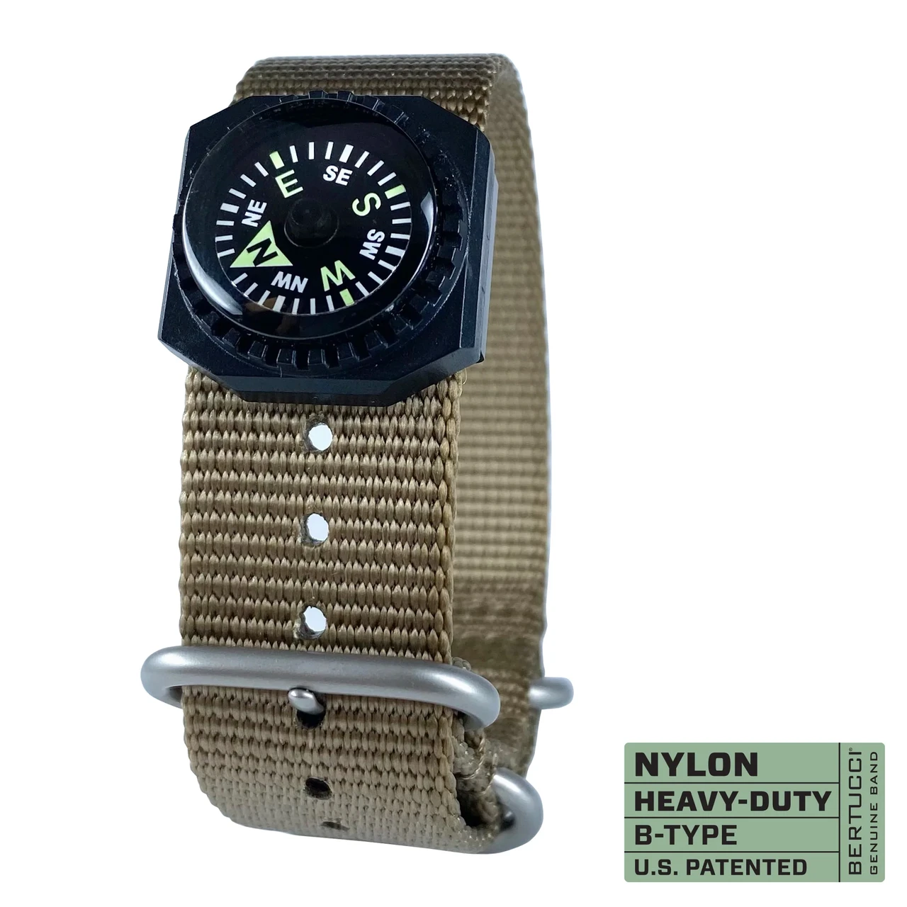 Ремінець нейлоновий bertucci  #96C - Coyote w/ matte hardware, 7/8" - 22 mm size for A-2, A-3, A-6 & B-1 Cases, фото 1