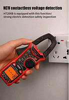 HABOTEST HT206D, токовые клещи TrueRMS, AC/DC 600A, напруга AC / DC 600В, опір: 60 МОм, ємність: 100мФ,, фото 3