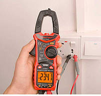 HABOTEST HT206D, токовые клещи TrueRMS, AC/DC 600A, напруга AC / DC 600В, опір: 60 МОм, ємність: 100мФ,, фото 10