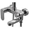 Душева система латунна із змішувачем з поворотним виливом TOPAZ BARTS-TB 07102-H36-S Хром глянець, фото 2