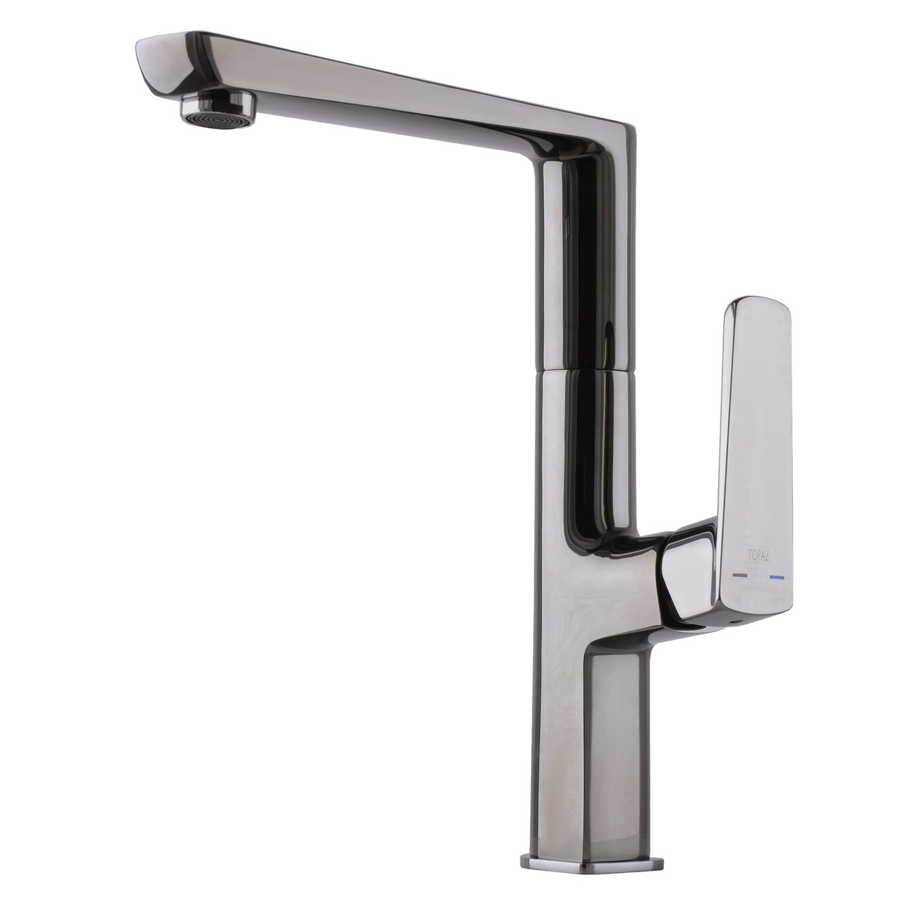 Змішувач для кухні латунний Г-подібний TOPAZ LEXI TL 21401-H57-GB Титан, фото 1