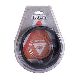 Шланг душовий силіконовий TOPAZ TSH-6112-BL 150см Чорний матовий
