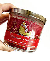 The Perfect Christmas ароматическая свеча оригинал от Bath & Body Works