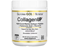 California Gold Nutrition, CollagenUP, морський гідролізований колаген, гіалуронова кислота й вітамін С, без