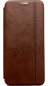 Чохол книжка New Elegant для Samsung Galaxy A50 (на самсунг а50) коричневий