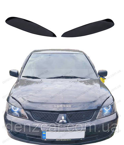Купить Реснички на фары Mitsubishi Lancer 2003-2010\Накладки на фары ...