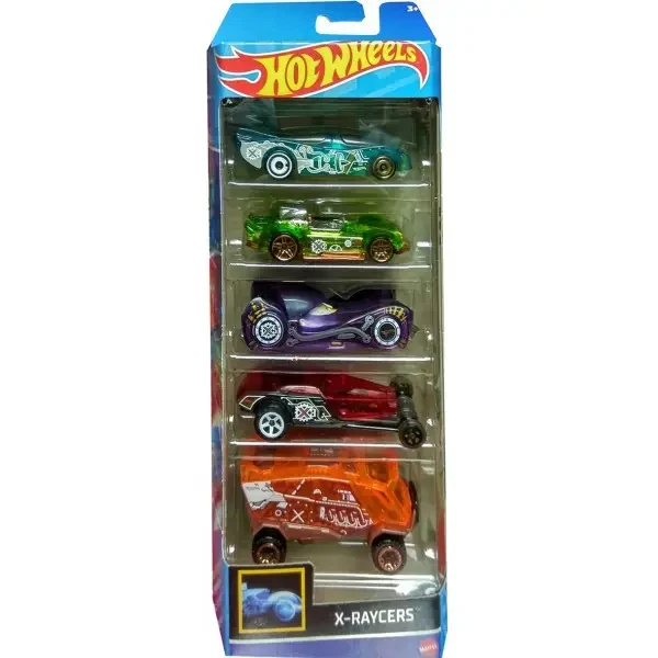 Набір машинокHot Wheels  машинок з 5-ти штук X-raycers HFV81  (01806) Оригинал