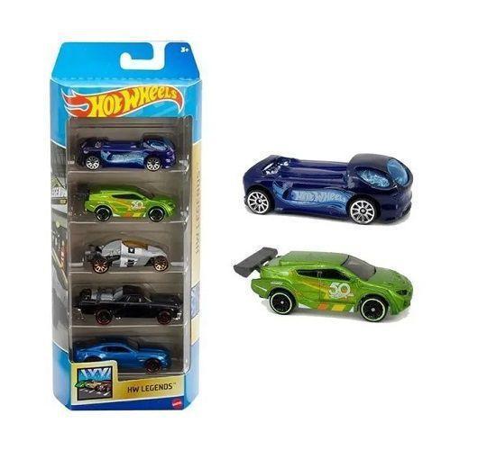 Набір машинок 1:64 Гот Вилс Легенди Hot Wheels Legends по 5 шт Mattel HFV82 (01806) Оригінал