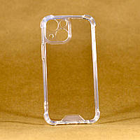 Противоударный чехол на Iphone 13 mini прозрачный Full camera cover TPU+PC