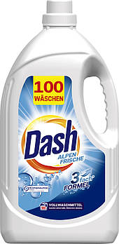 Гель для прання універсальної білизни Dash Alpen Frische 5 л 100 прань