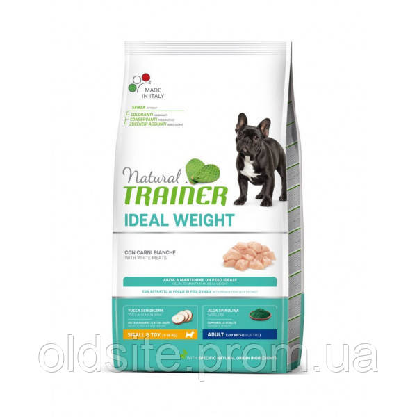 Корм Natural Trainer Super Premium Weight Care Small (#Toy Adult для дорослих собак дрібних порід, схильних