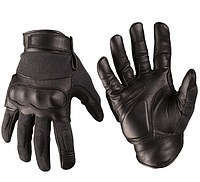 Перчатки тактические кожаные L Черные Mil-Tec TACTICAL GLOVES LEDER/ARAMID L SCHWARZ (12504202-10-L)