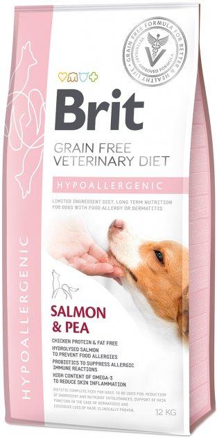 Корм-дієта Brit VD Hypoallergenic Dog сухий для лікування та профілактики харчових алергій у собак 12 кг