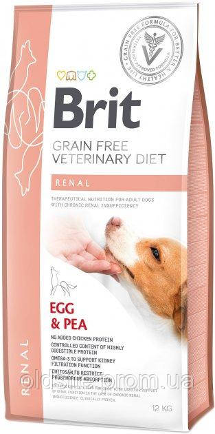 Корм-дієта Brit VD Renal Dog сухий під час лікування захворювань нирок у собак 12 кг