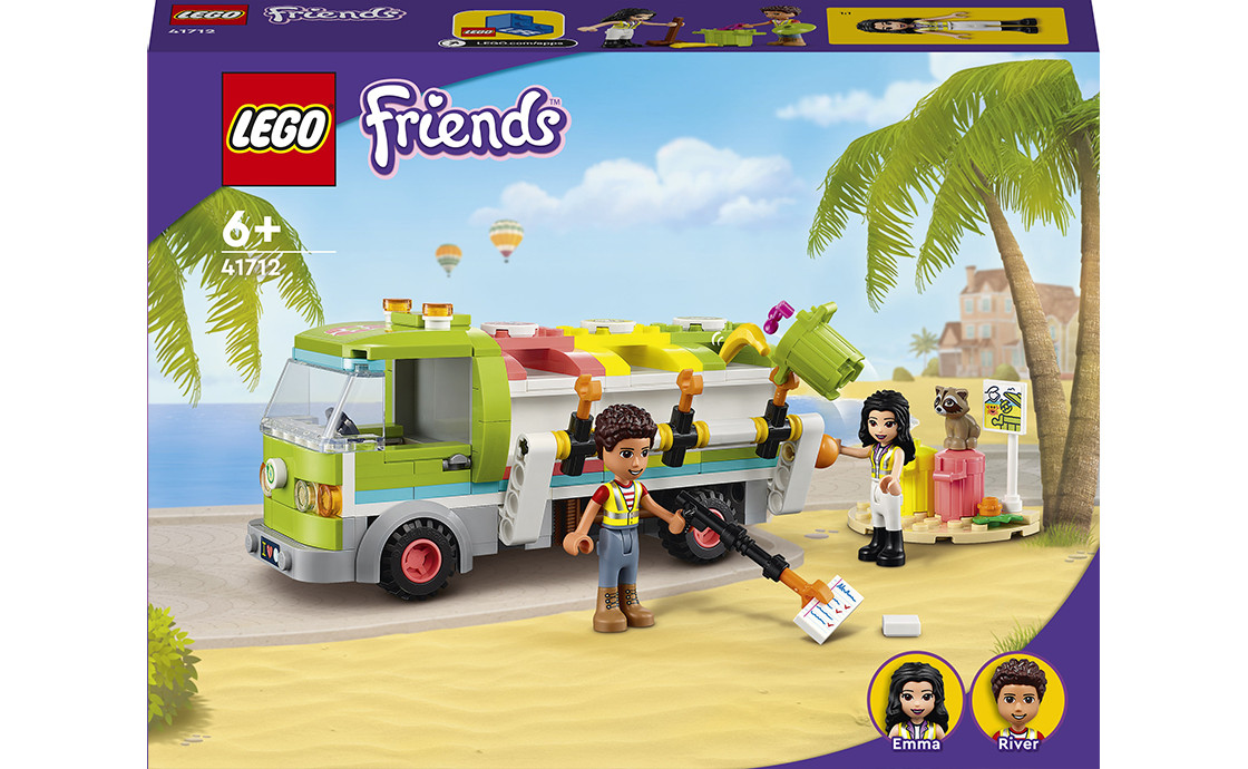 LEGO Friends Вантажівка для перероблення відходів 259 деталей (41712), фото 1